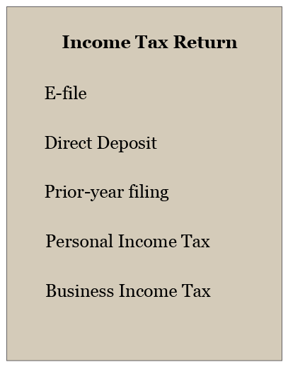 Income Tax Return Filing